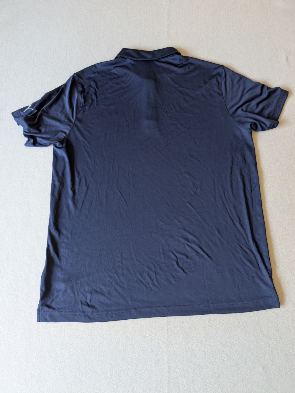Mens Puma PGA Tour Superstore Golf Lightweight Polo Shirt Navy Blue XL image 8